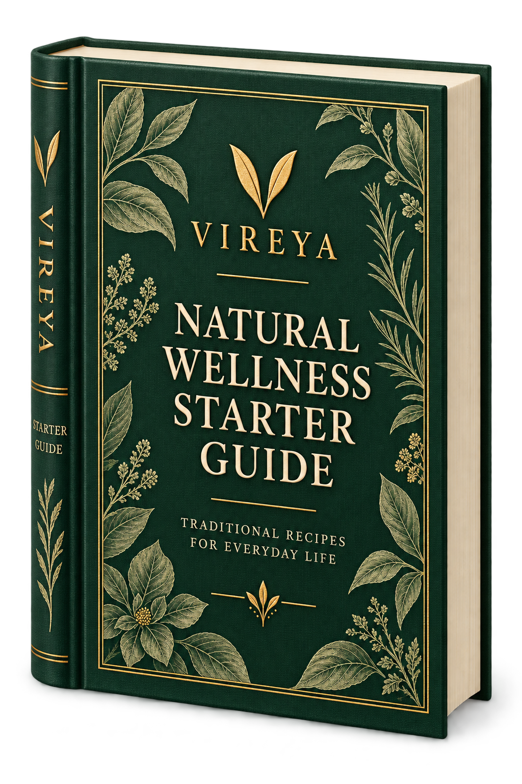Vireya Natural Wellness Starter Guide hardcover book